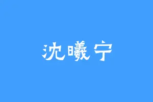 沈曦宁