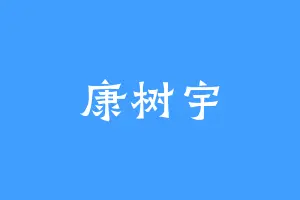 康树宇