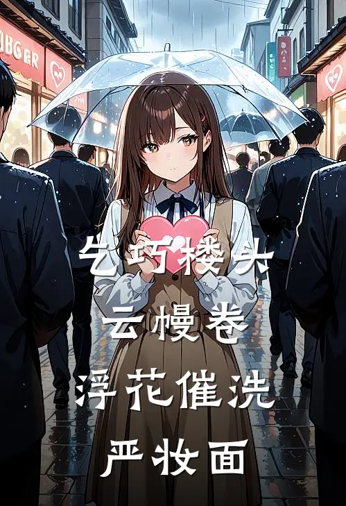 乞巧楼头云幔卷,浮花催洗严妆面