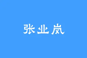 张业岚