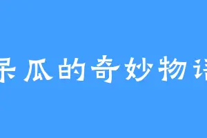 呆瓜的奇妙物语